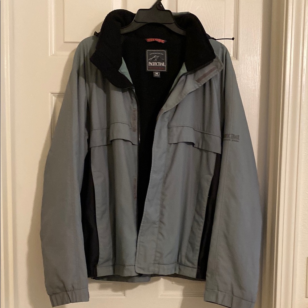 Pacific Trail Men's Gray Jacket Fleece lined Hooded